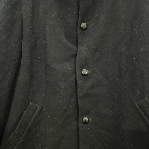 Cole Haan Black Overcoat Size XL - Picture 2 of 7
